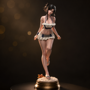 Personalized   Custom  3D Swimsuit Anime Figurine from Photo | Personalized Bikini 3D Printed PVC Statue Hand-drawn